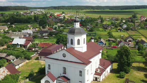 Orthodox Church of the Transfiguration of the Lord in the Agrotown of Rakov Near Minsk Belarus