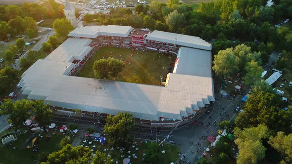 Wrestling Festival Area In Edirne City