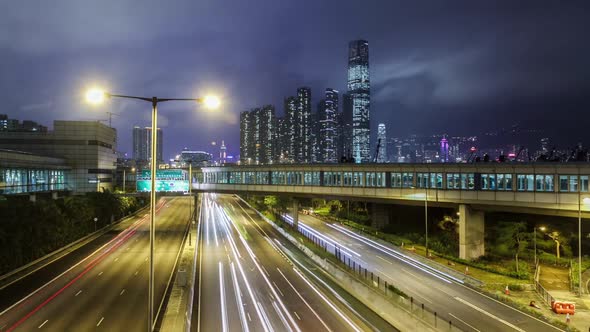 Hong Kong Freeway Time Lapse