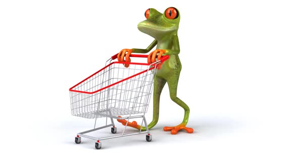 Frog shopping