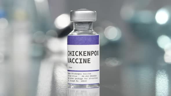 ChickenPox vaccine vial in medial lab