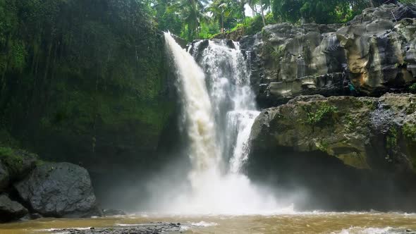 Tegenungan Waterfall in Bali, Indonesia