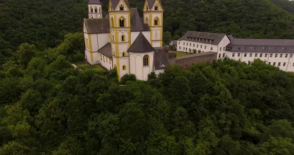 Drone Flight above German Monastery.