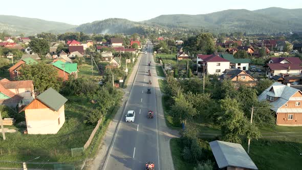 ATV Riding Attraction Overhead Aerial View