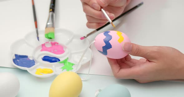 Decorates Easter egg 