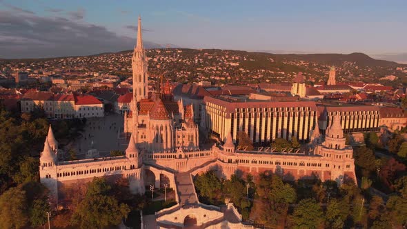 Matthias Church and Fisherman's Bastion in Budapest
