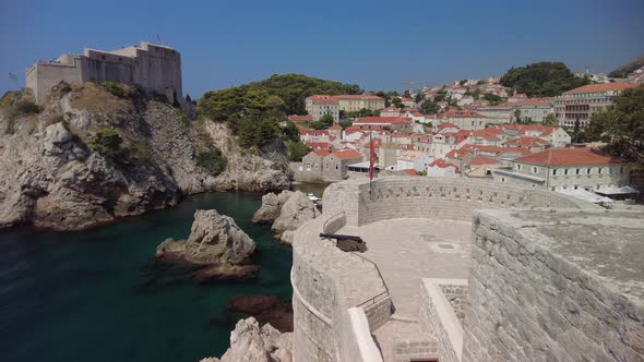 Top of Dubrovnik Fort Bokar