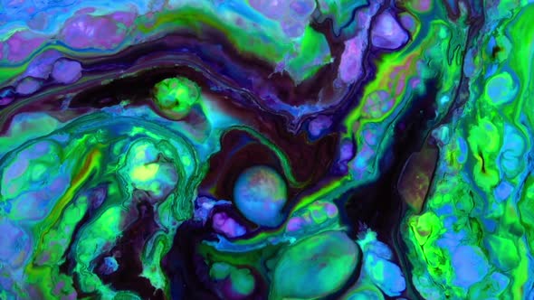 Abstract Colorful Invert Sacral Paint  Exploding Texture 441