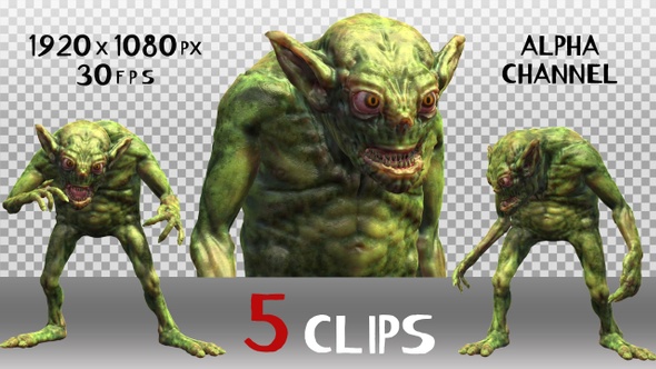 Monster 3D Character (7-Pack)