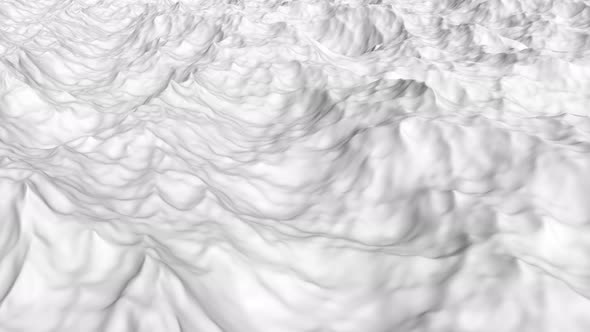 White Wave Concept Art Luxury Liquid Vibrations