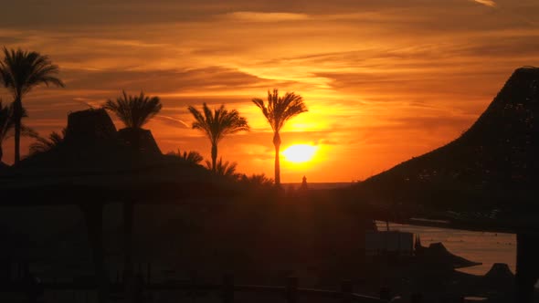 Sunrise On a Tropical Beach