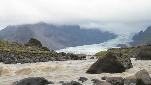 Glacier Melting in Iceland