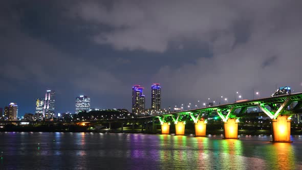 Cheongdam Bridge Han River City