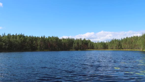 small lake in a national park in finland during daytime