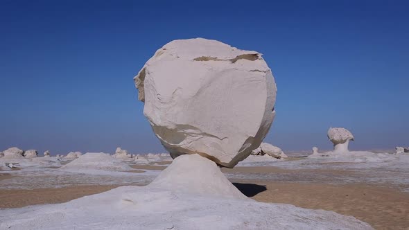 Unusual Figures In The White Desert, Bahariya