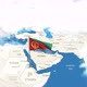 Eritrea Map And Flag With Clouds - VideoHive Item for Sale