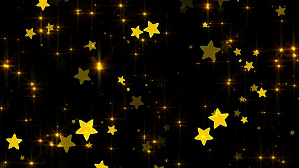 4k Glow Yellow Stars alt