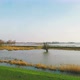 Fields and rivers, water stretching across designated flood areas. - VideoHive Item for Sale