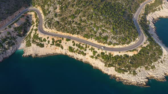 Road Along Coastline