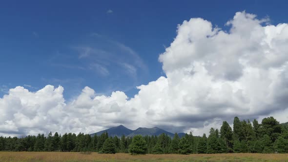 Storm Clouds Building Over Humphreys Peak Part 1 of 2