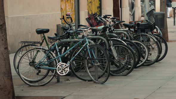 Bicycle Parking on the Streets