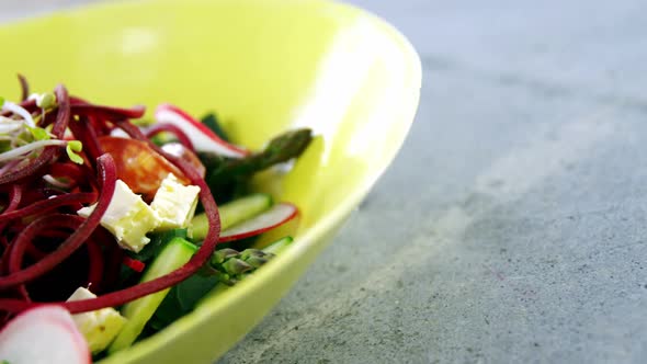 Salad in bowl