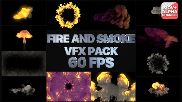 Fire And Smoke VFX Pack | Motion Graphics