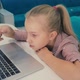 Little Girl and Laptop - VideoHive Item for Sale