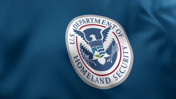 United States Department of Homeland Security Flag - 4K