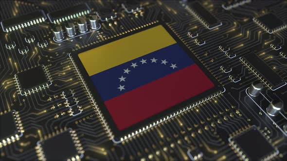 Flag of Venezuela on the Operating Chipset