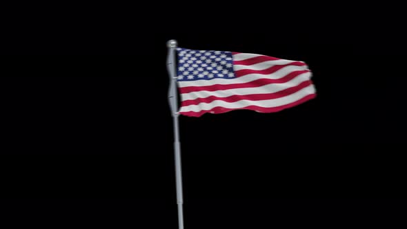 Usa Flag Transition Effect 4K