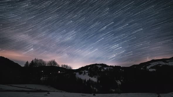 Startrails Milky Way Galaxy Astronomy