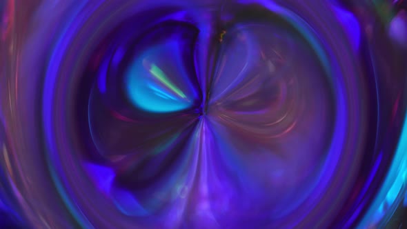 Ring hole circle center vortex. Neon purple pink gold rainbow colors