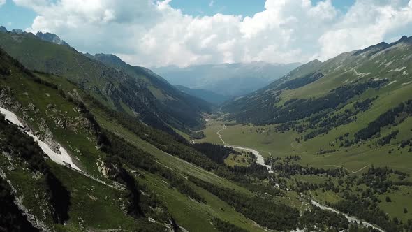 Flight Over The Mountains