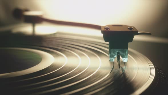 Vinyl Record Disc Jockey Retro Vintage