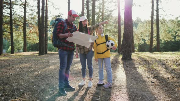 Family on Hike