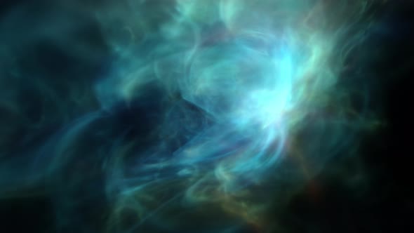 4k animated accumulation of energy in space