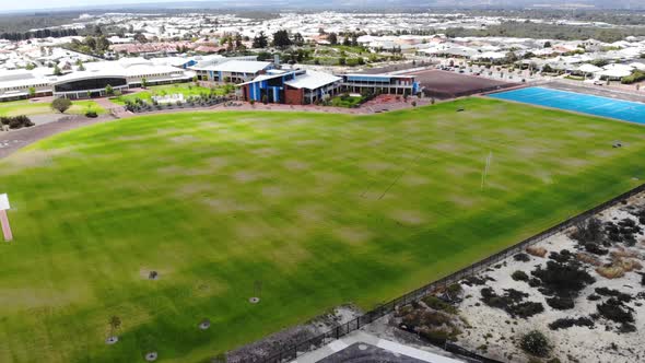 Aerial View of a School