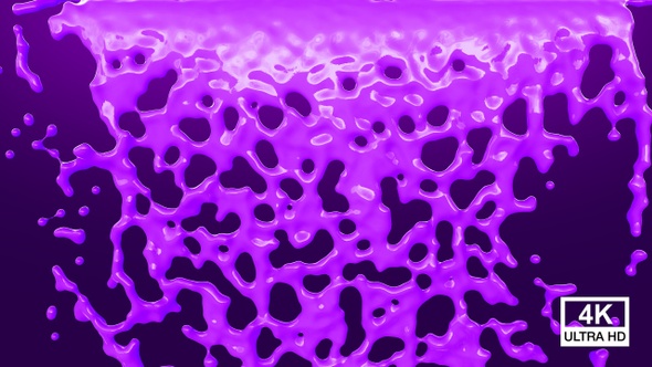 Fountain Of Purple Color 4K alt