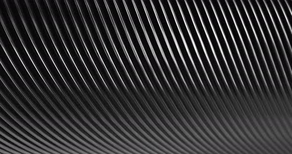 Abstract 4K background loop of steel and light, environment.