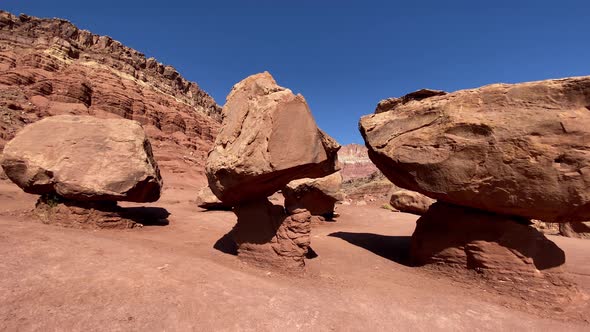 Amazing balancing boulders in Arizona