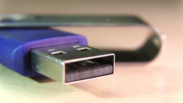 Dark Blue USB Flash Drive