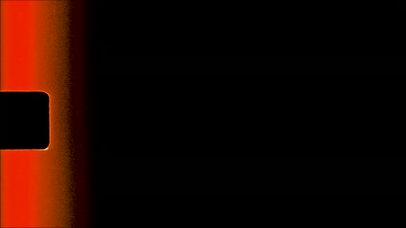 Black Super 8 Film Frame Scan with sprocket hole.For retro vintage look