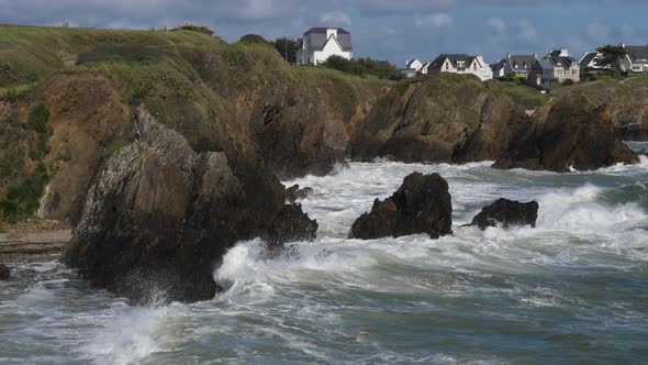 Le Pouldu, Finistere department, Brittany, France