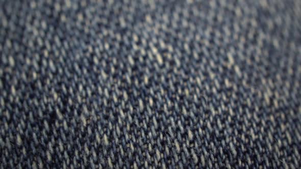 Denim Fabric Close Up