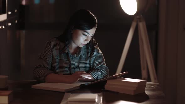 Woman Writing a Note