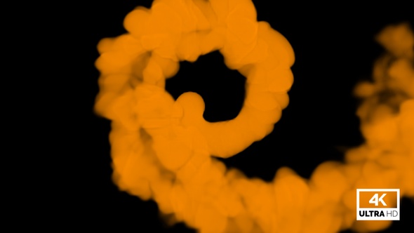 Swirling Orange Smoke alt