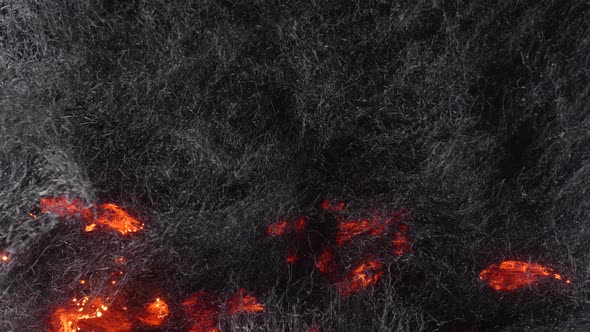 Fire spreads quickly through steel wool 26