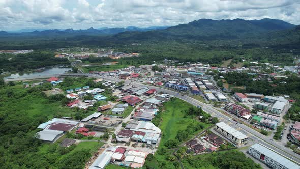 The Towns of Sarawak, Borneo, Malaysia