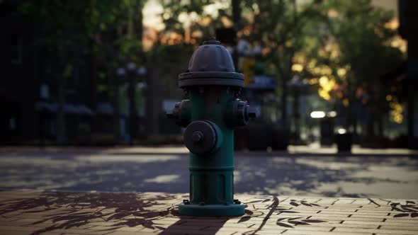 Empty Public Park During Curfew Cause of Corona Virus Quarantine